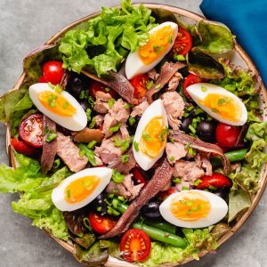 Classic salad tuna nicoise