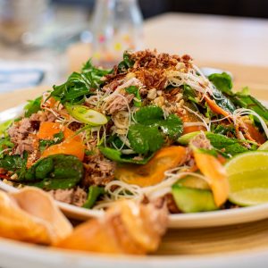 Spicy Asian style tuna salad