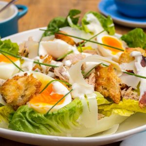 Tuna Caesar Salad a great source of Iodine