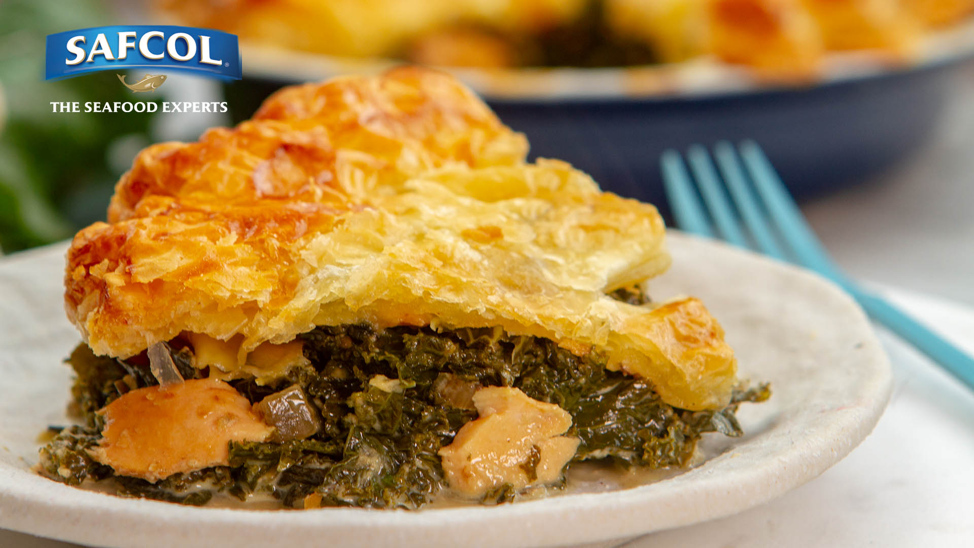Salmon winter greens pie ... for those cool nights - Seafood Experts