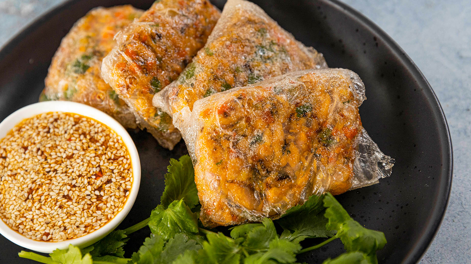 Crispy Rice Paper Salmon Parcels Seafood Experts