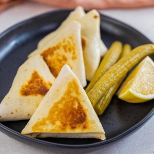 Tuna and Cheese Triangle Melts