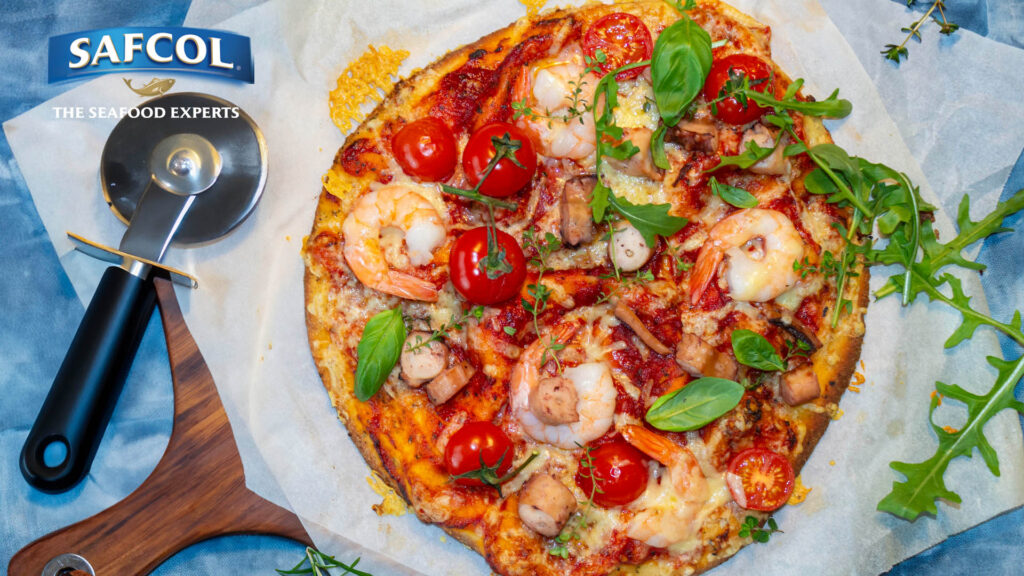 Mediterranean Seafood Pizza