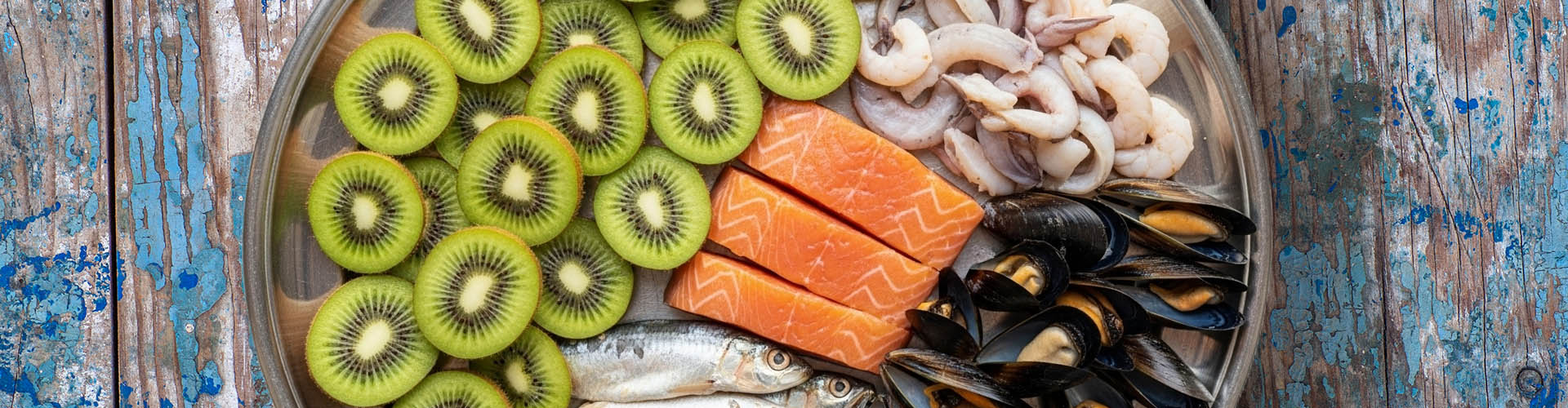 Kiwifruit and seafood 